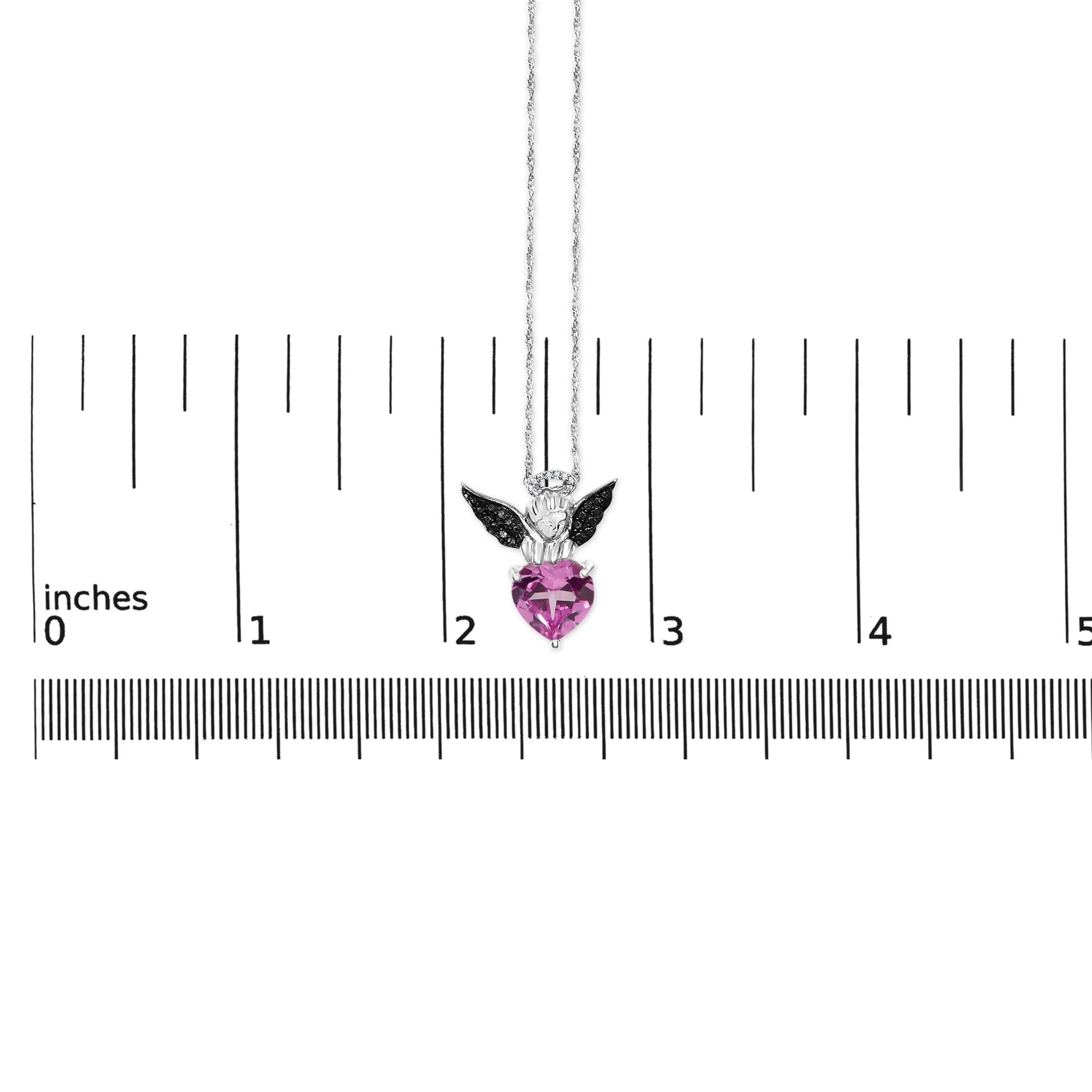 Celestial Heart Angel Necklace