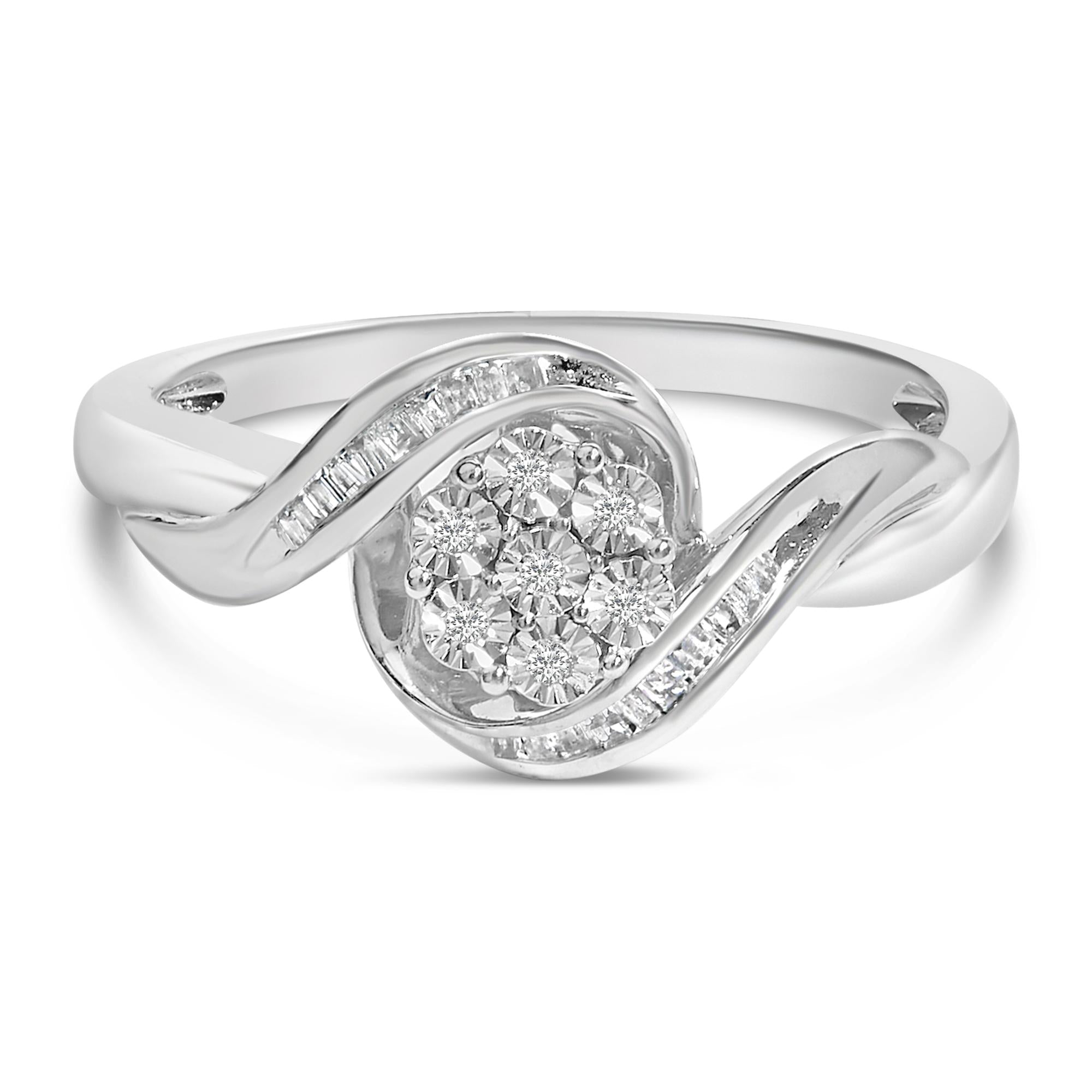Celeste Diamond Bypass Ring