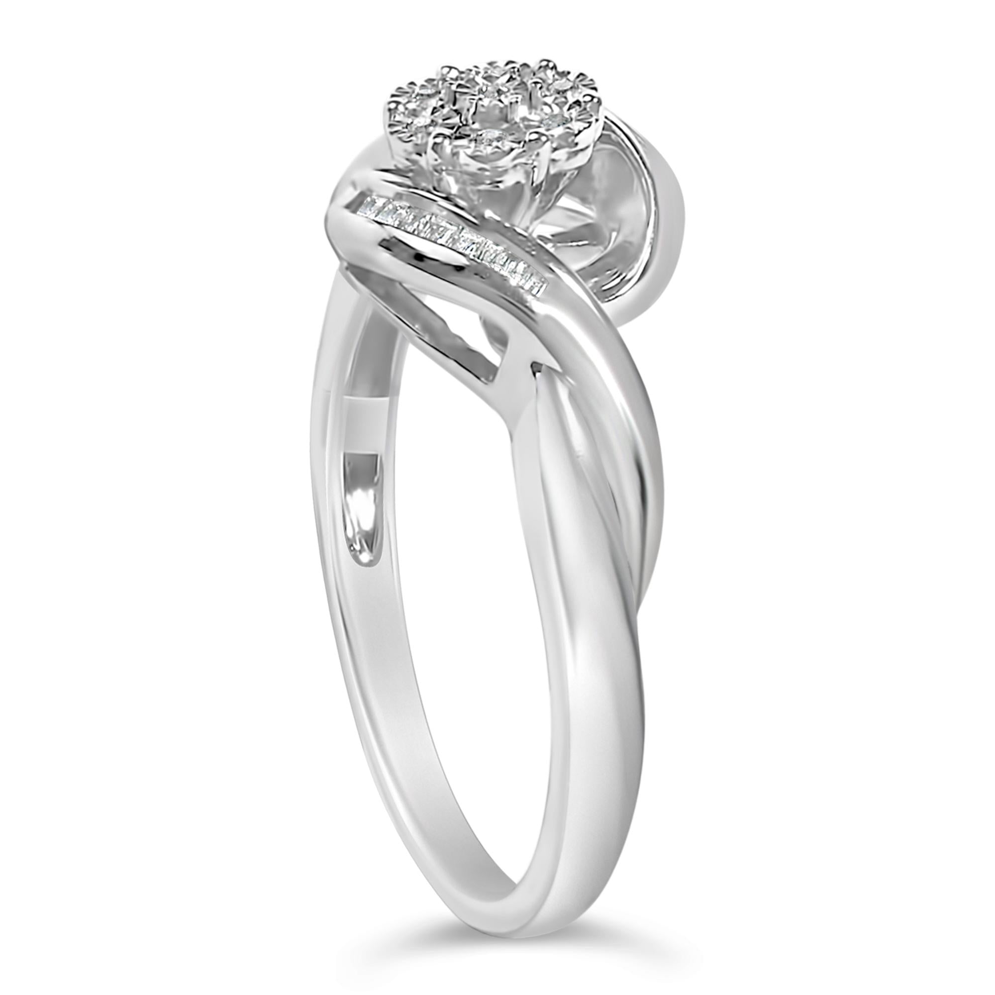 Celeste Diamond Bypass Ring