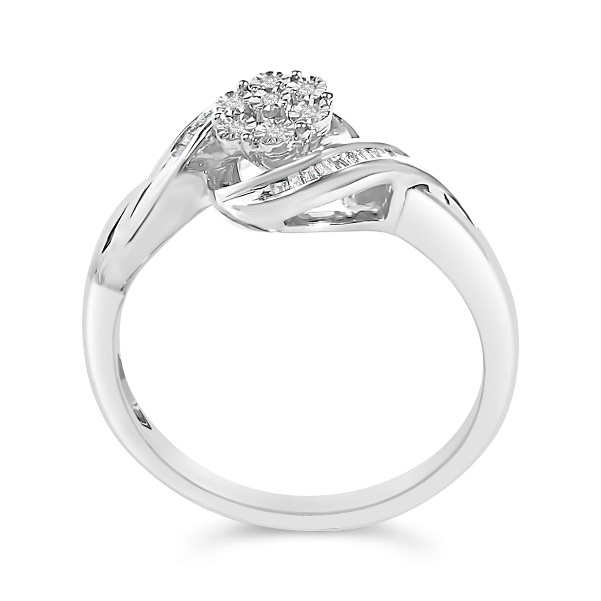 Celeste Diamond Bypass Ring