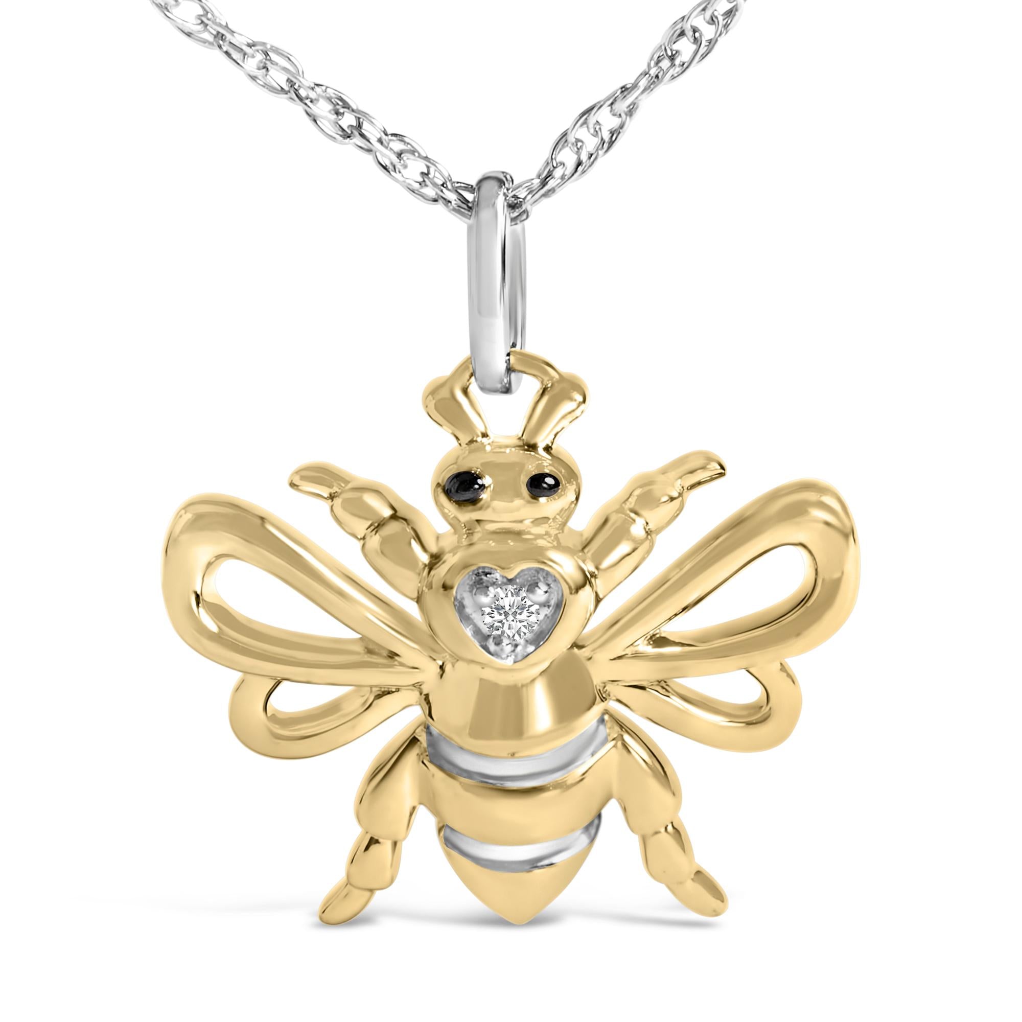 Golden Bee Pendant