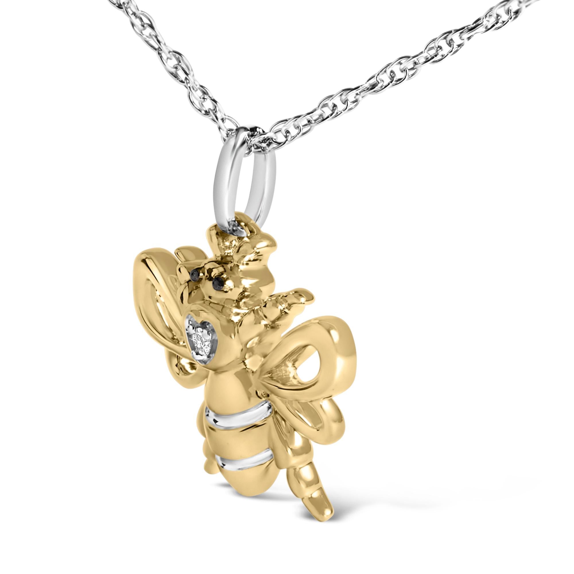 Golden Bee Pendant