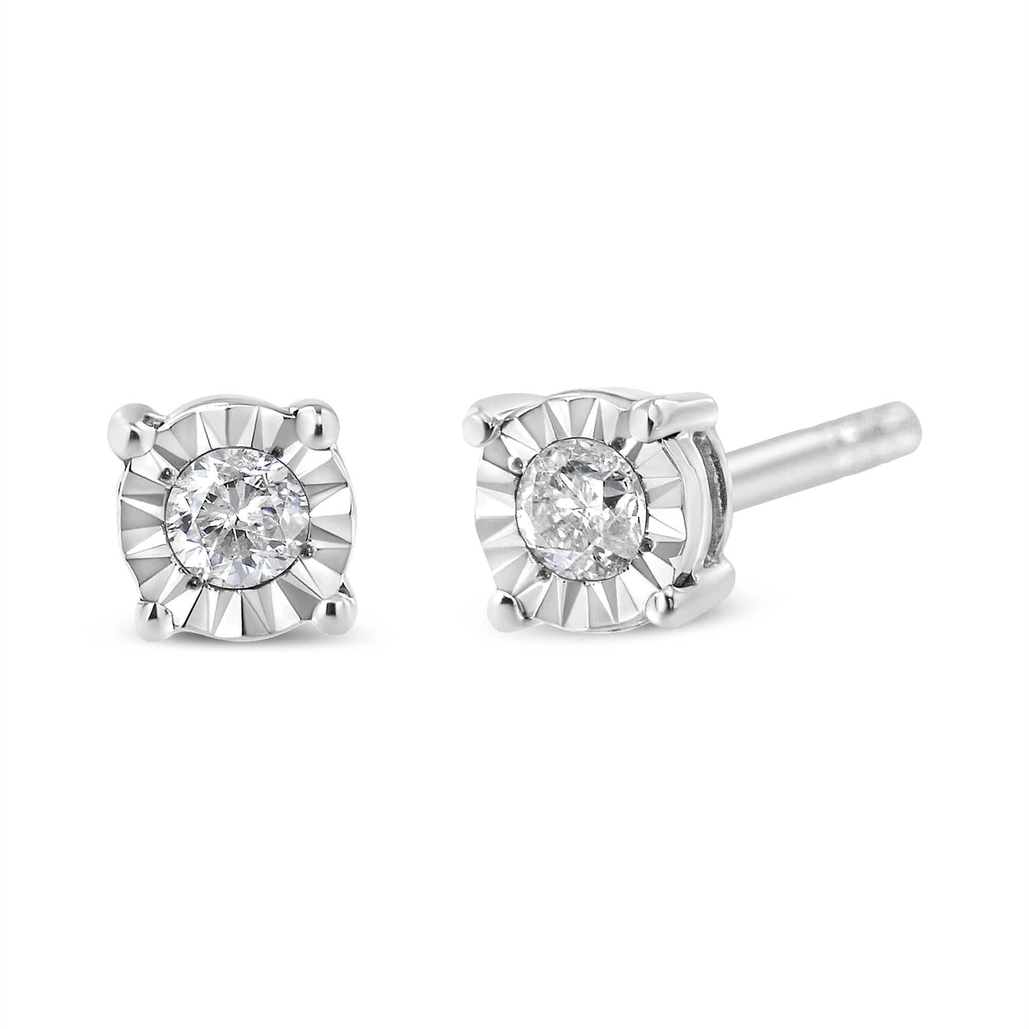 Radiance Diamond Stud Earrings
