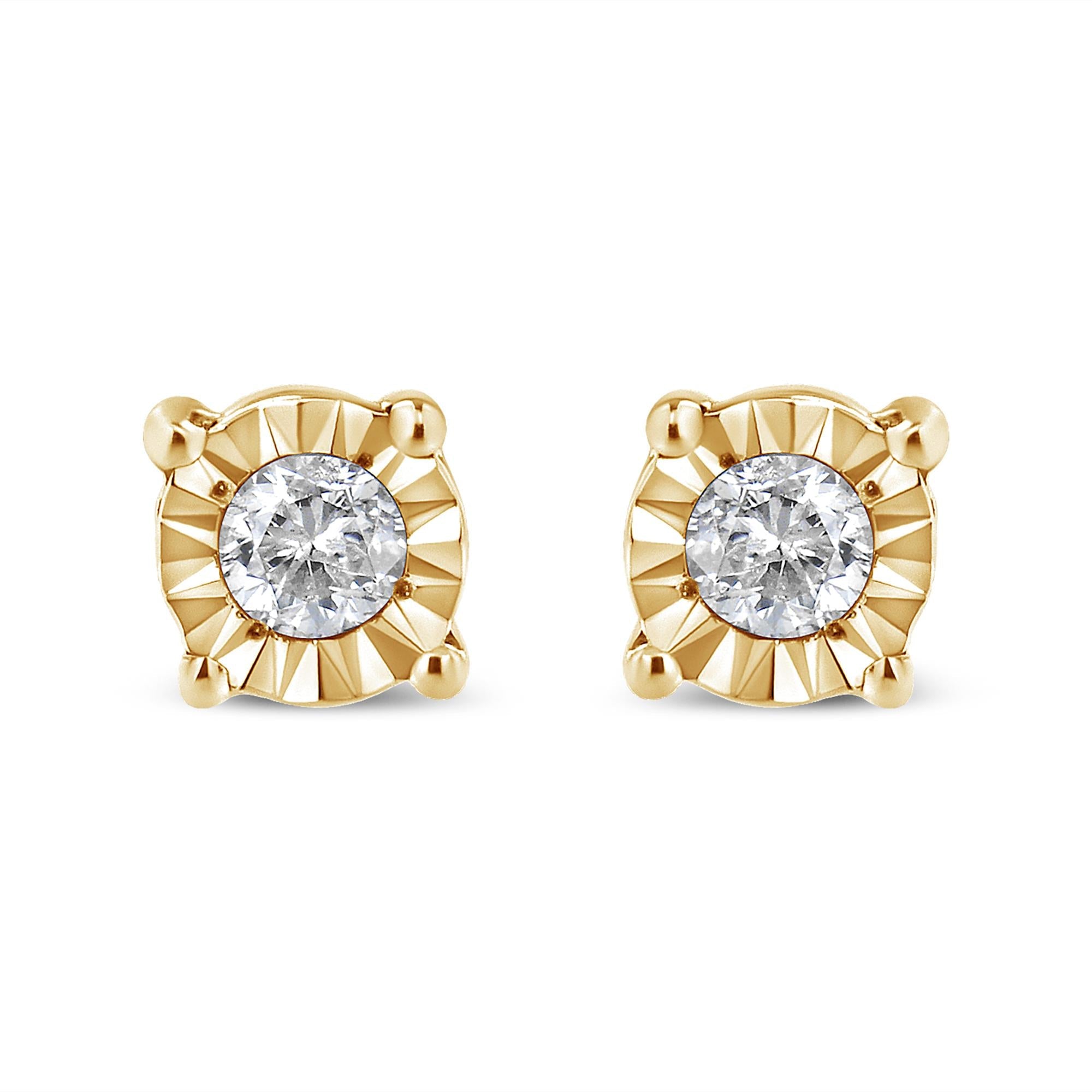 Radiance Diamond Stud Earrings
