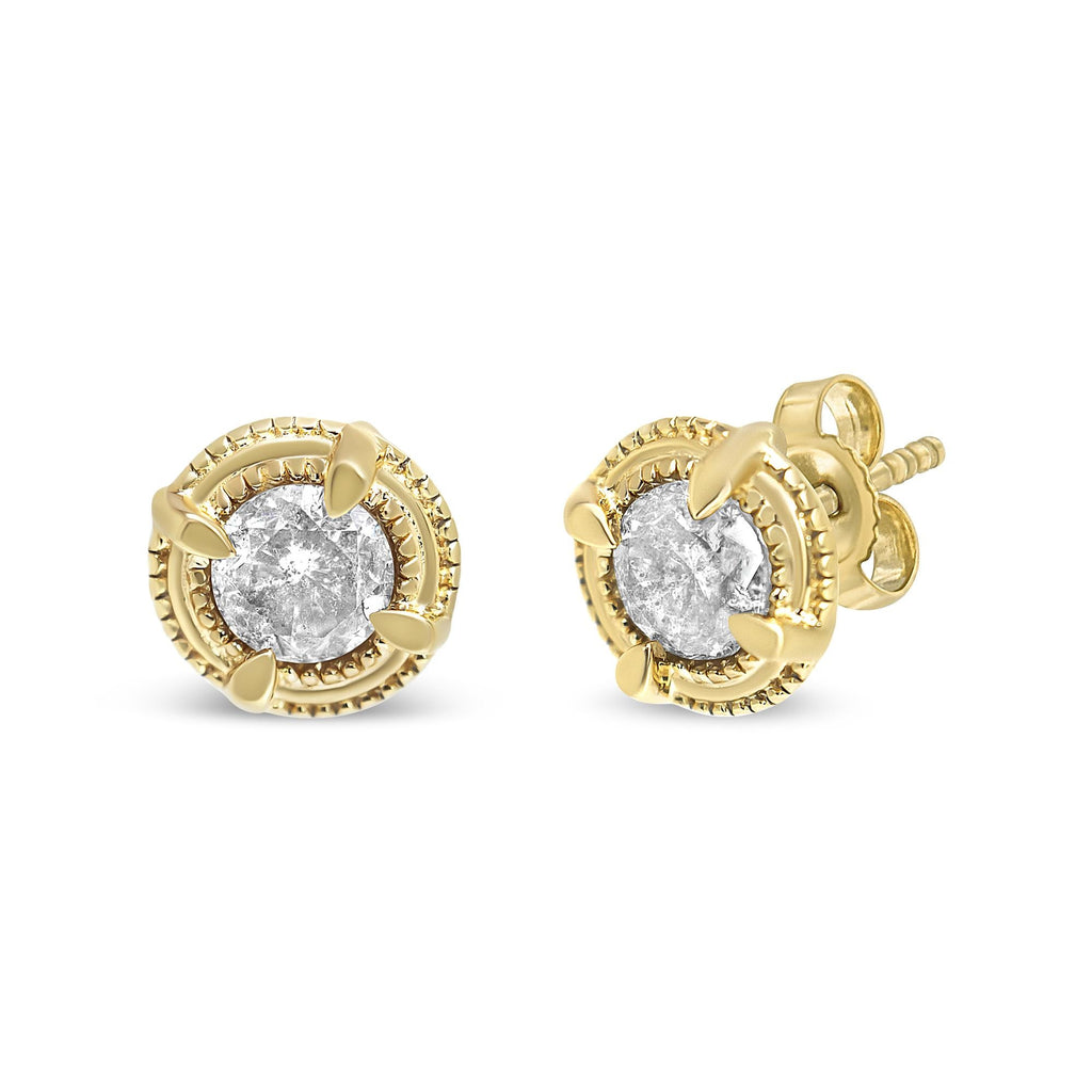 Rose Luxe Diamond Stud Earrings