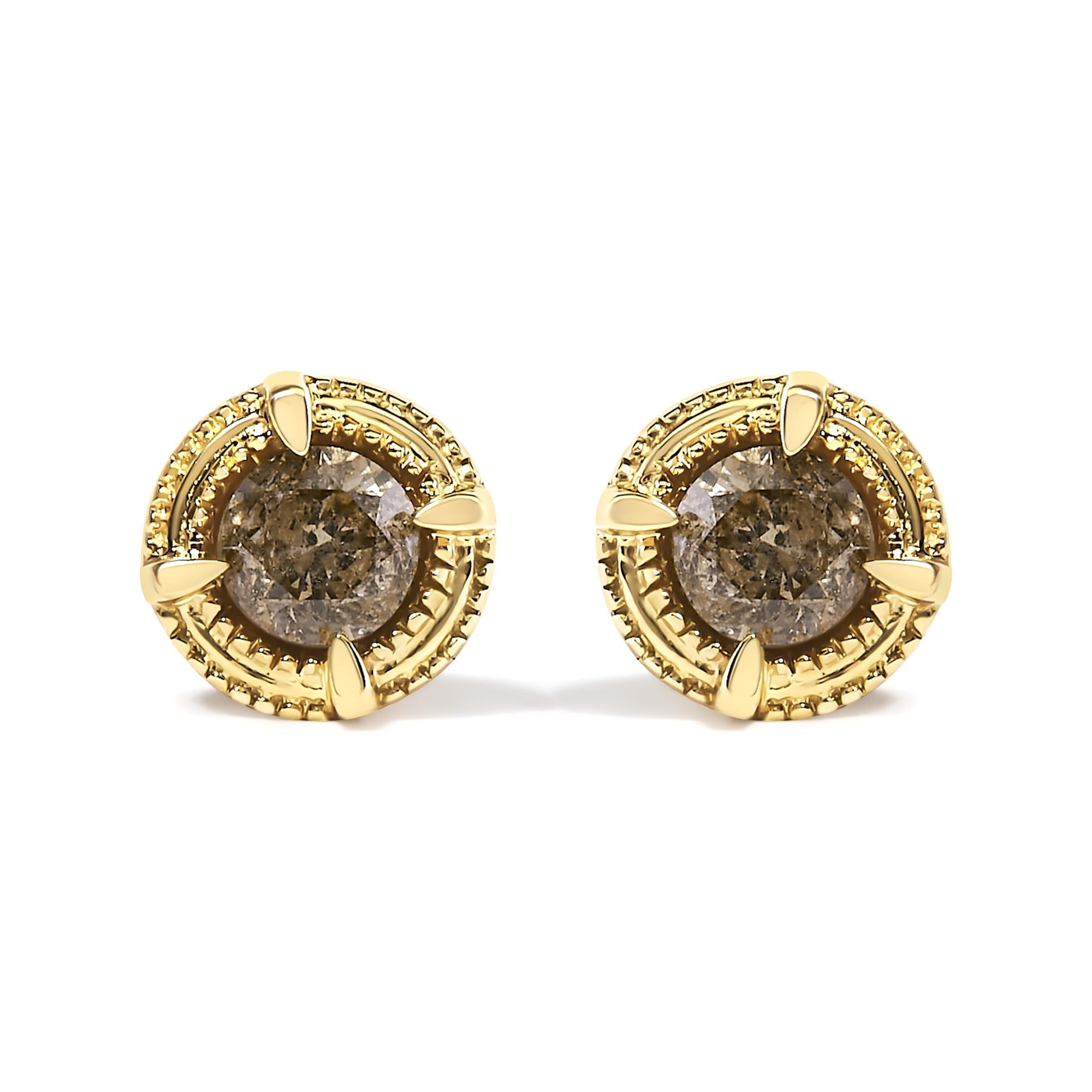 Rose Luxe Diamond Stud Earrings