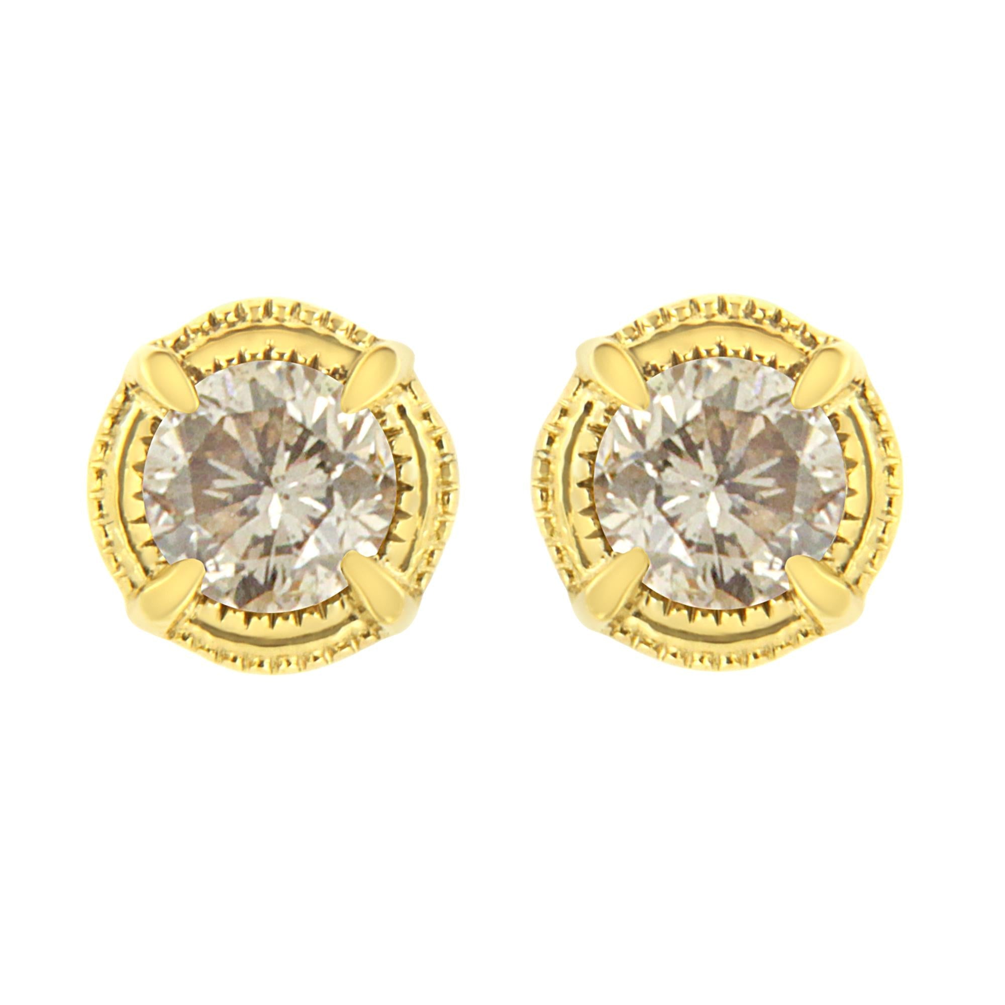 Rose Luxe Diamond Stud Earrings