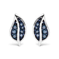 Twilight Leaf Diamond Studs