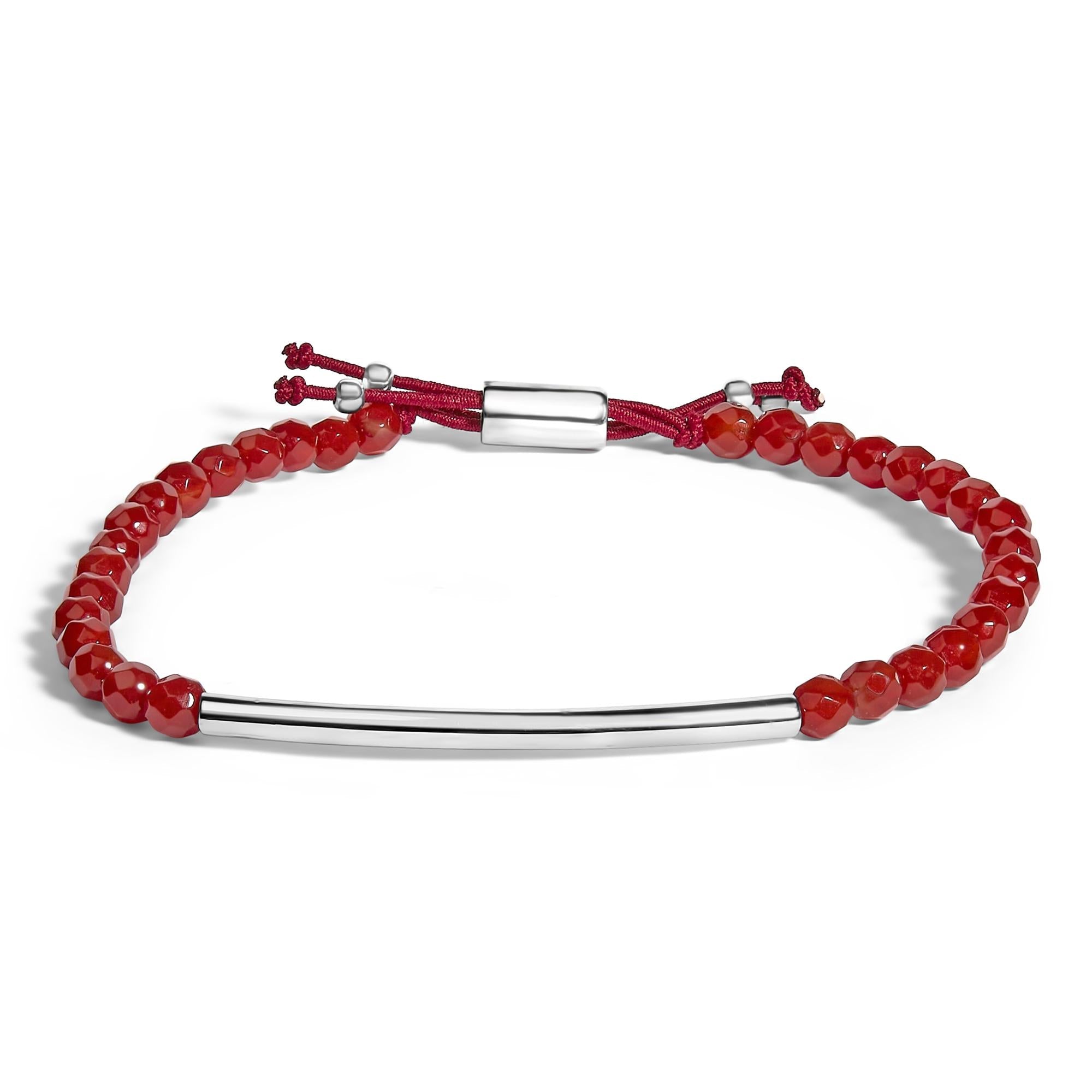 Crimson Bar Bracelet