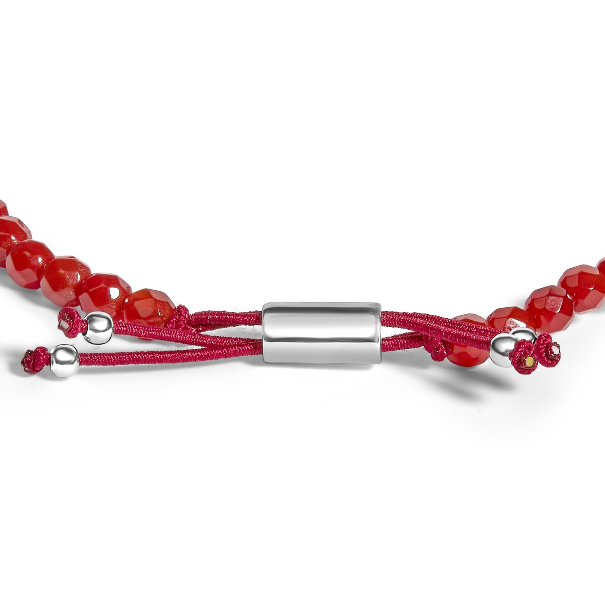 Crimson Bar Bracelet