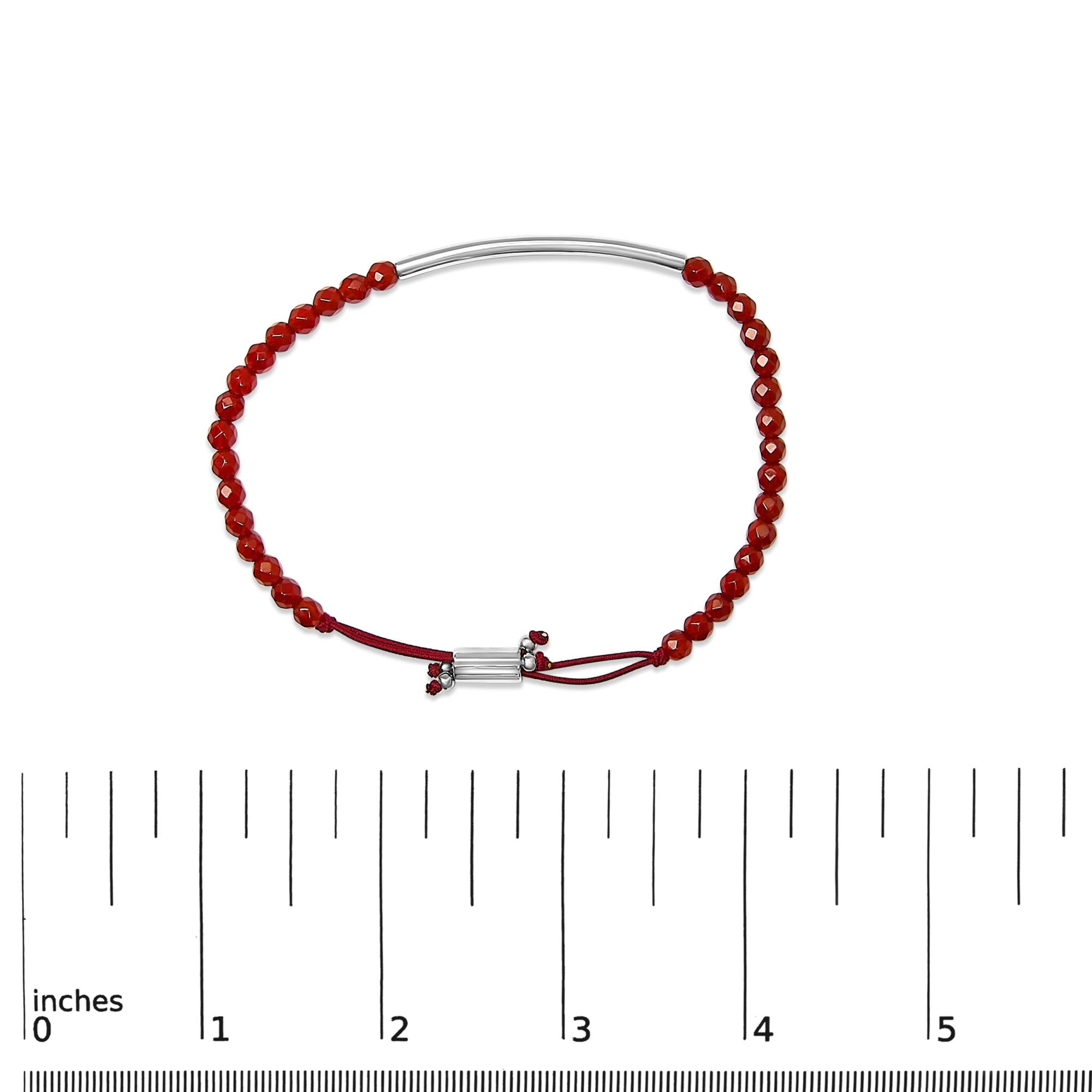 Crimson Bar Bracelet