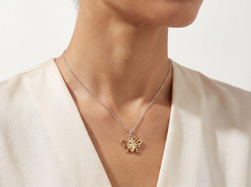 Golden Bee Pendant