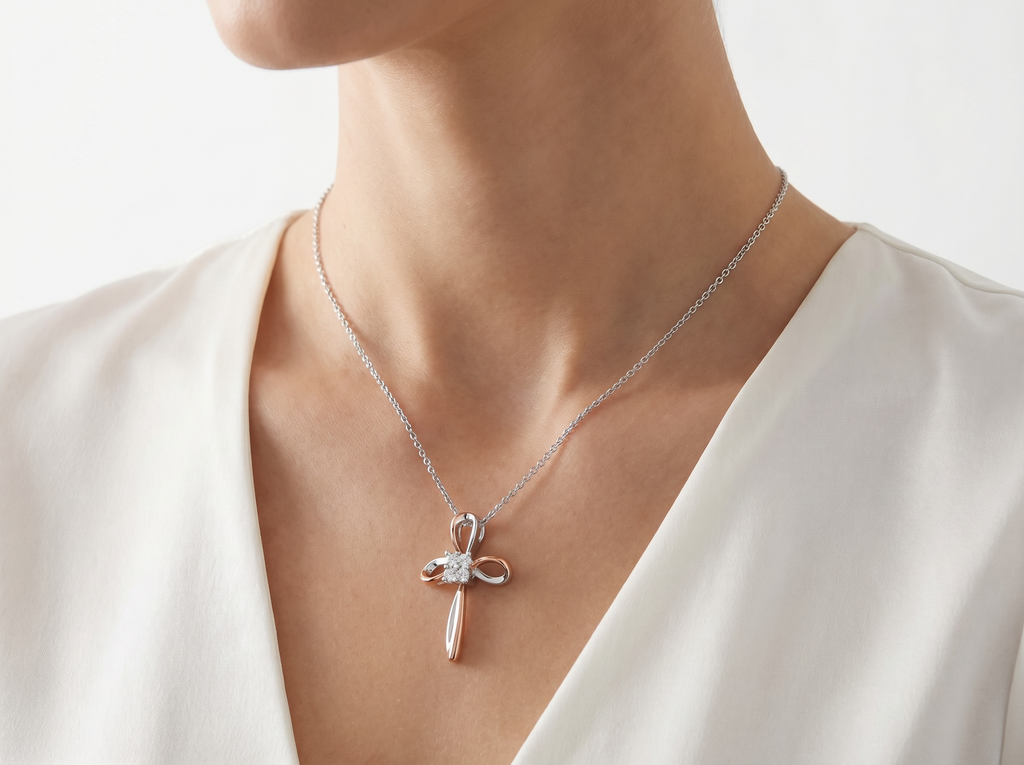 Radiant Faith Cross Necklace