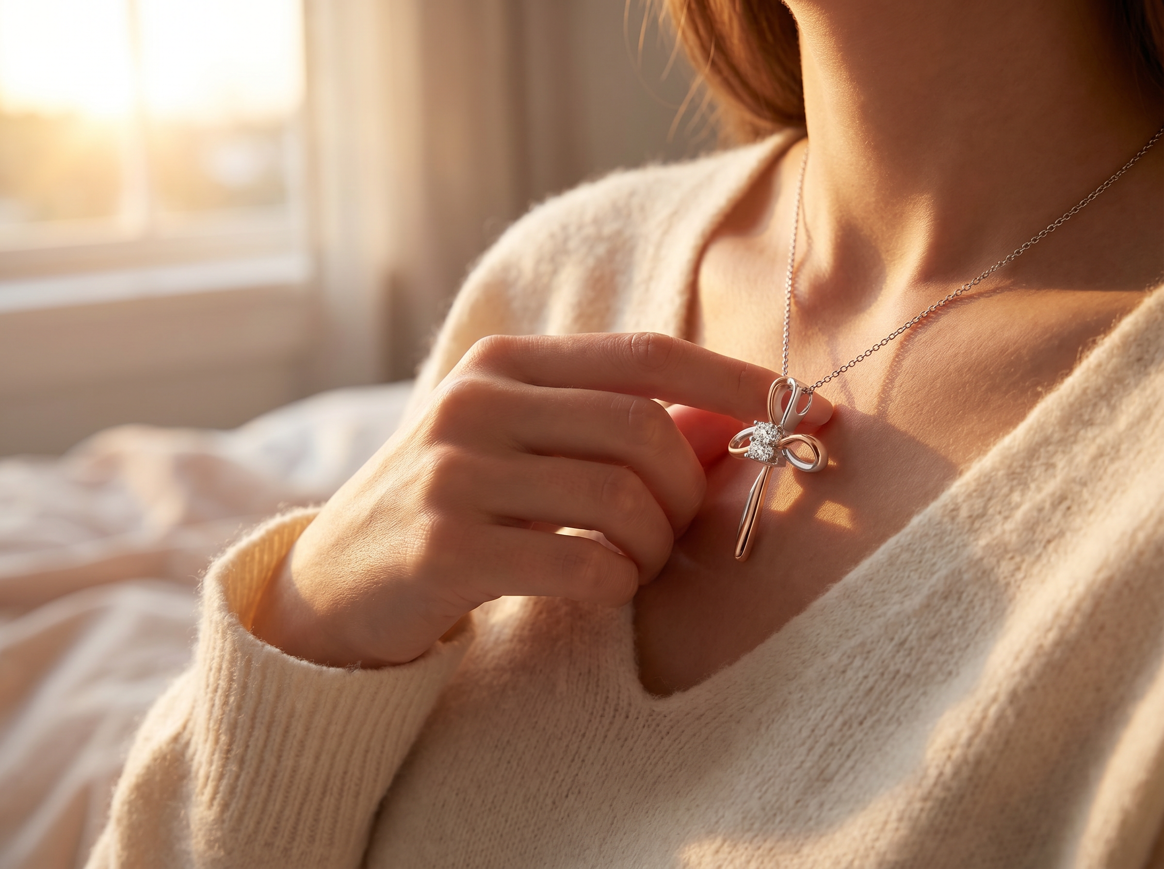 Radiant Faith Cross Necklace