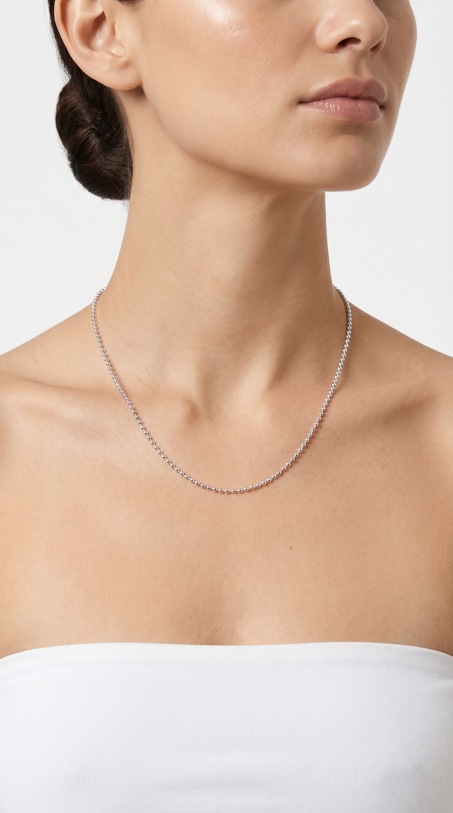 Fine Bead Chain Necklace